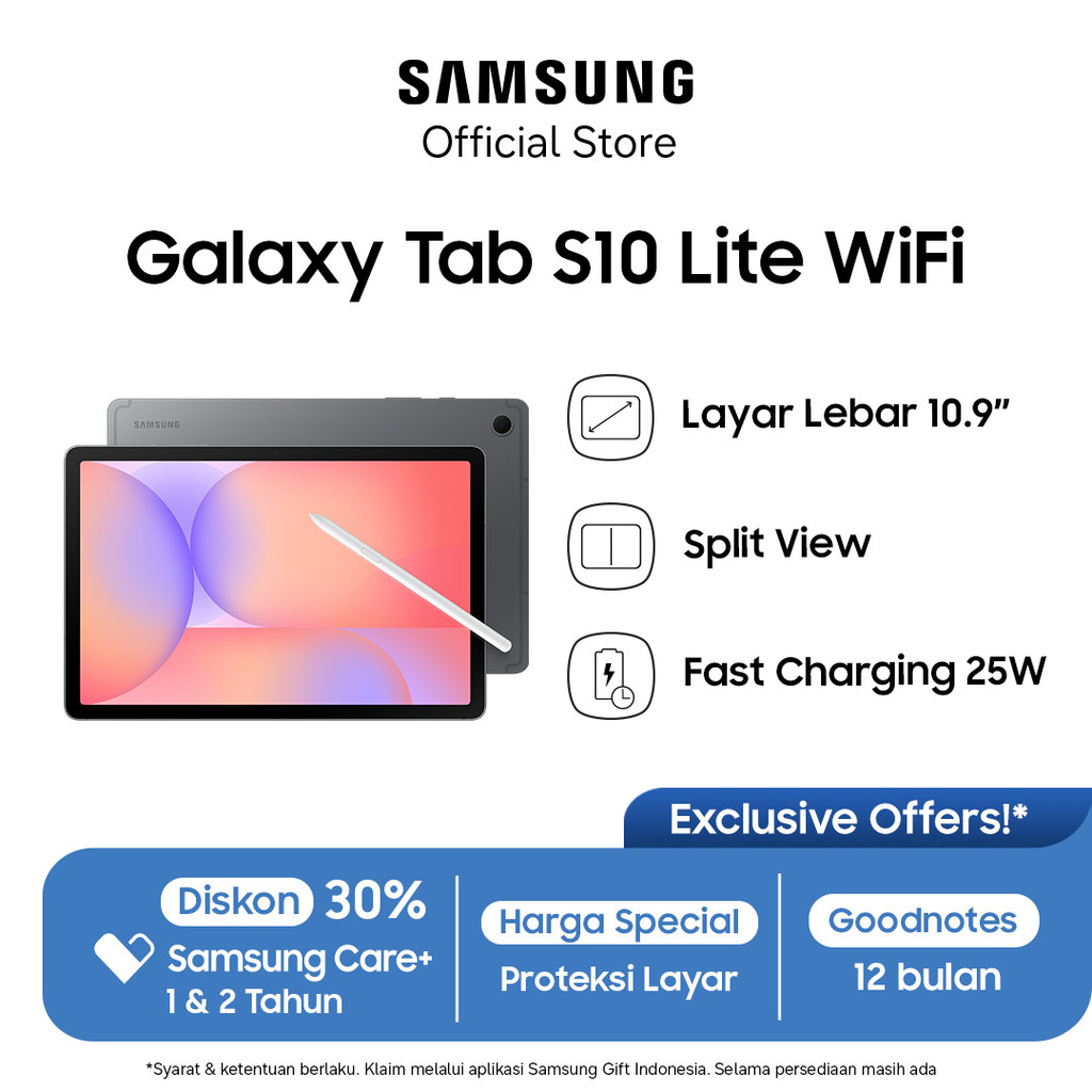 Samsung Galaxy Tab S10 Lite WiFi 6/128GB - Gray