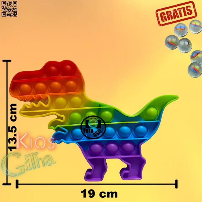 Mainan Pop it popit Pop-It multicolor Fidget Toy Edukasi Menarik - Persegi Jumbo 2 [Terlaris]