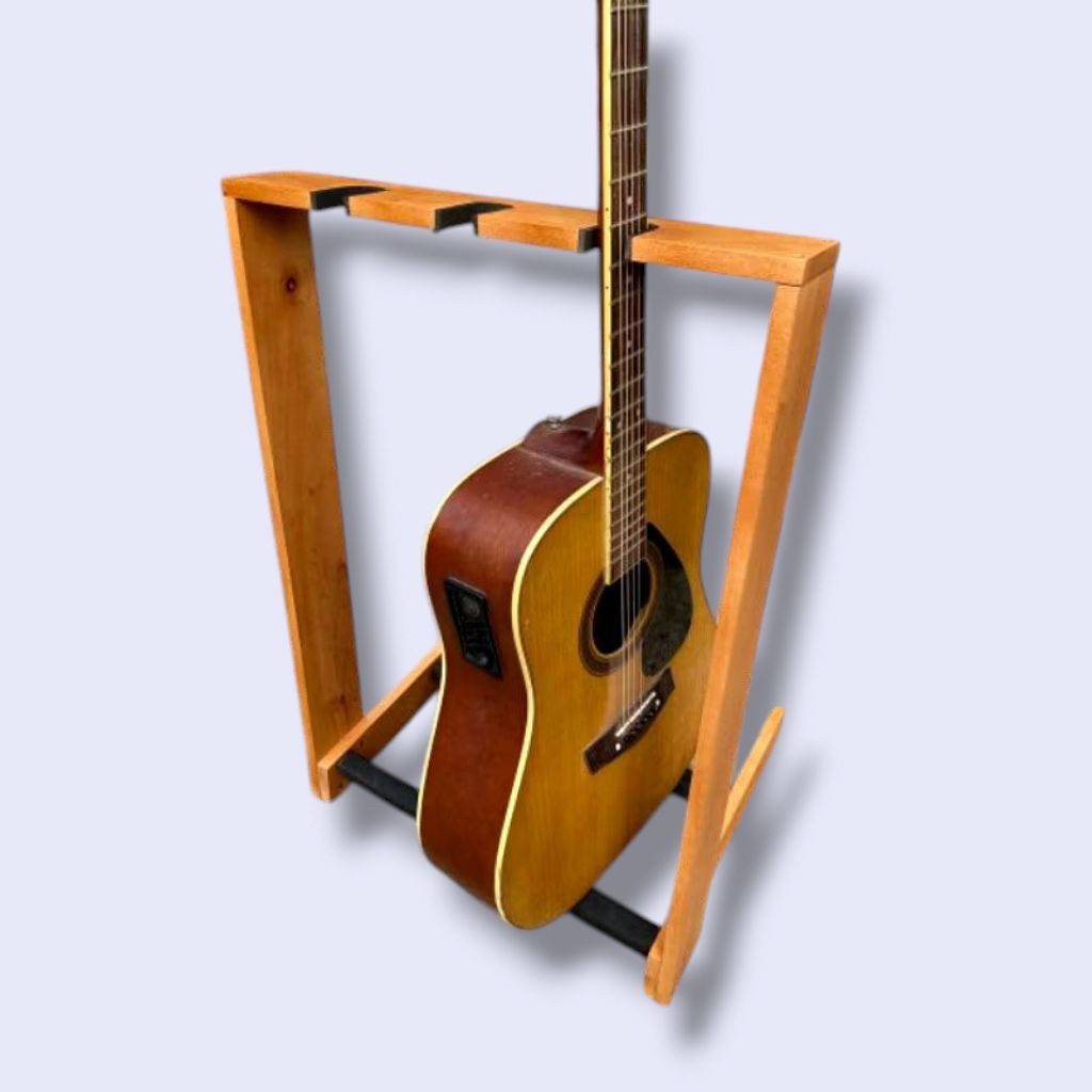 STAND GITAR KAYU/RAK GITAR KAYU MINIMALIS ALL GUITAR Berkhualitas
