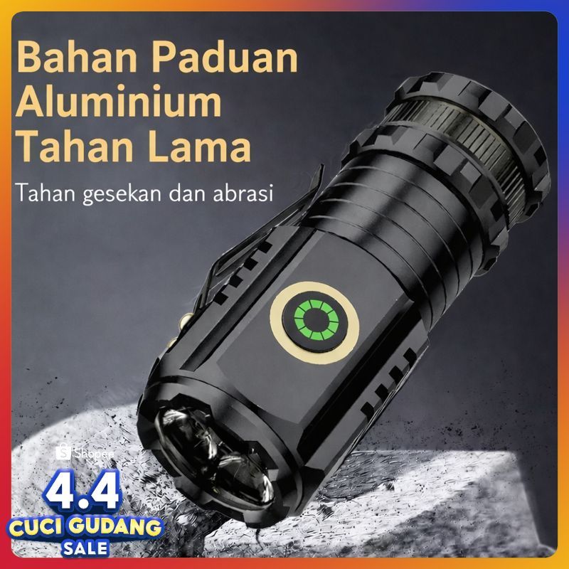 SENTER SWAT POLICE MINI TERBAIK / SENTER LED RECHARGEABLE