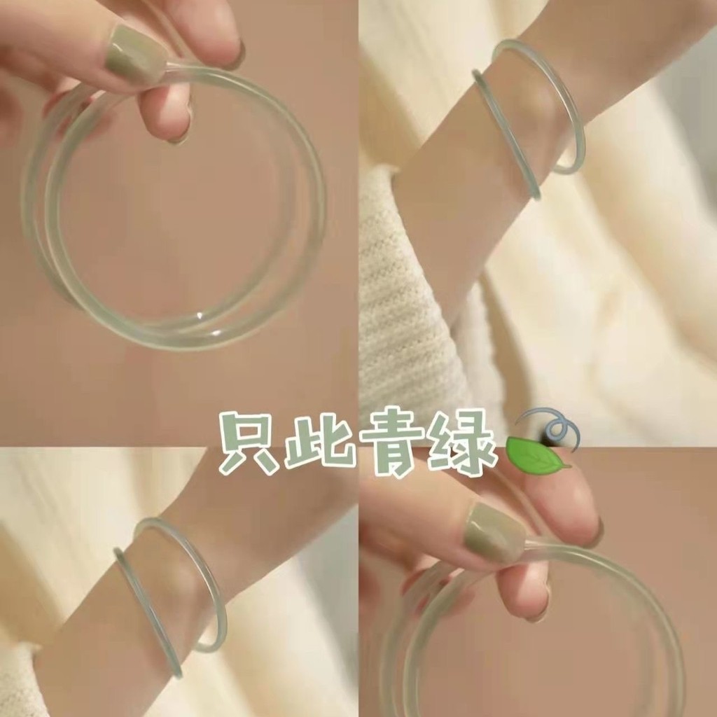 Jingle gelang bel strip tipis terlarang cincin pacar Hanfu aksesoris gelang tipis model wanita