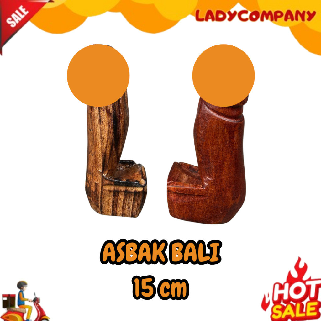 Asbak Bali Mini 15 cm - asbak rokok bali medium - Asbak Bali Kayu - Dekorasi Asbak Bali SALE !!!