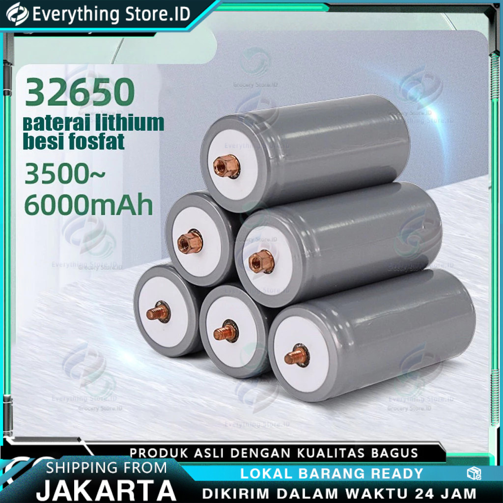 Baterai Lifepo4 32650 3.2V 6Ah 6000mAh Pju Tahan Lama