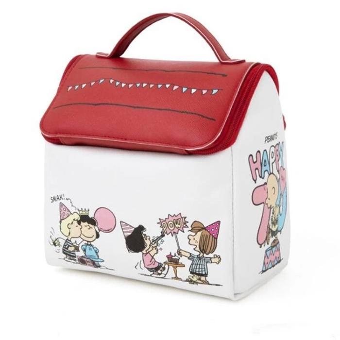 Tulipp House_ Snoopy Peanuts Strorage bag | tas bekal model rumah snoopy