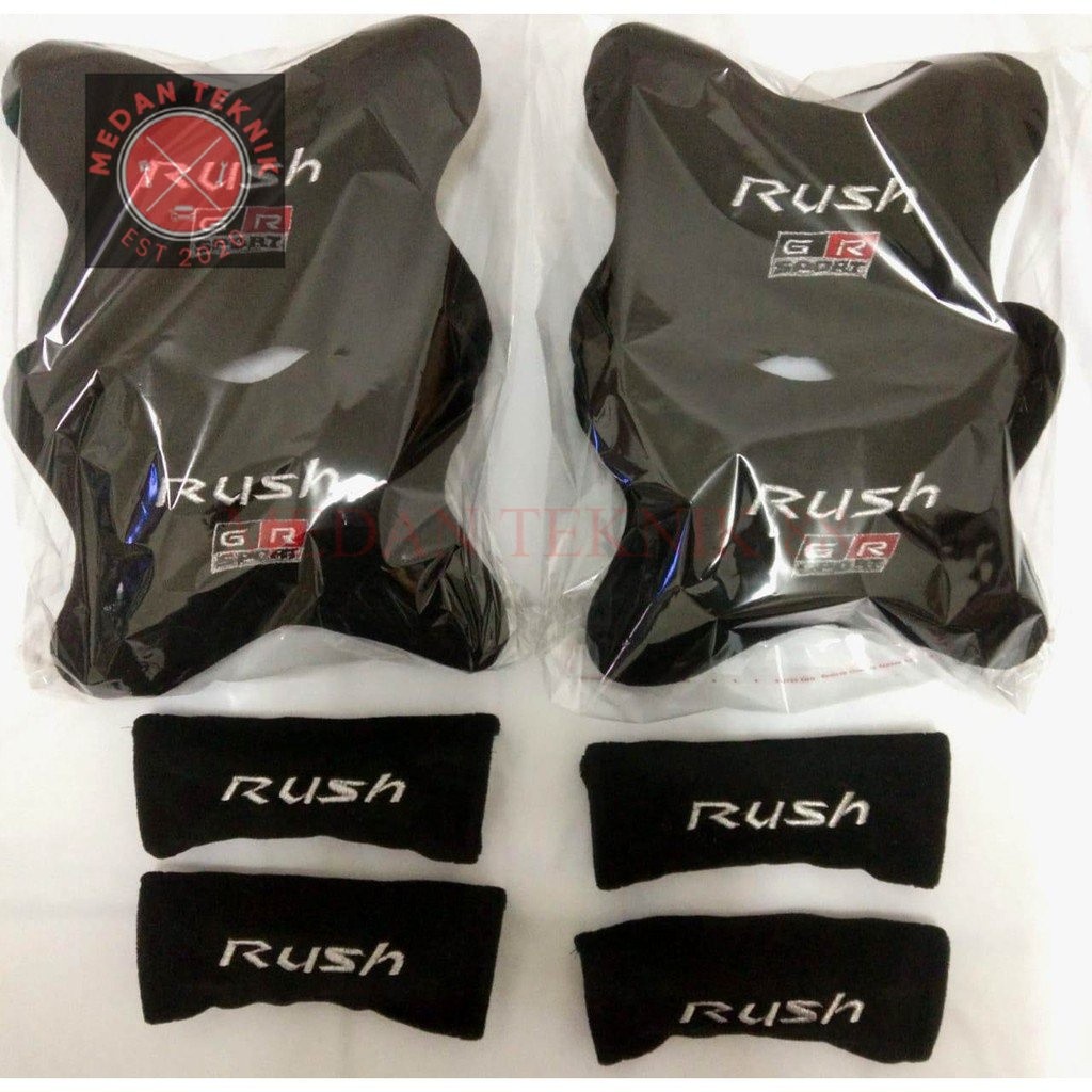 MEDANTEKNIK88 Toyota All New Rush GR Sport Aksesoris Bantal Mobil Headrest carset sandaran kepala
