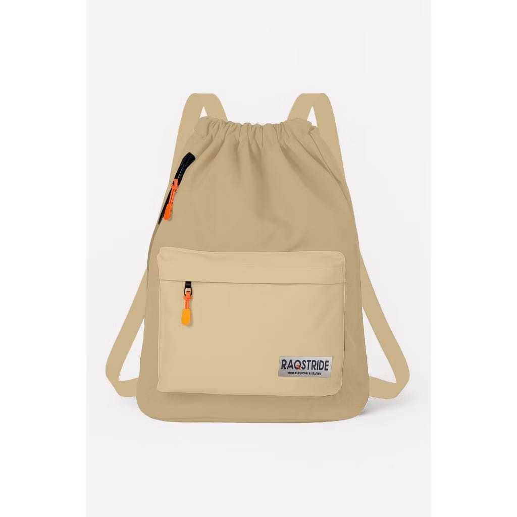 DTY-Tas Ransel Tali Serut Sekolah Olahraga Aesthetic Keren Pria Anti Air Terbaru