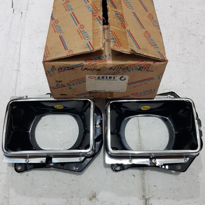 Cover Dudukan Head Lamp Case Ring Lampu Kecil Set Hino Ranger / Umum BEST