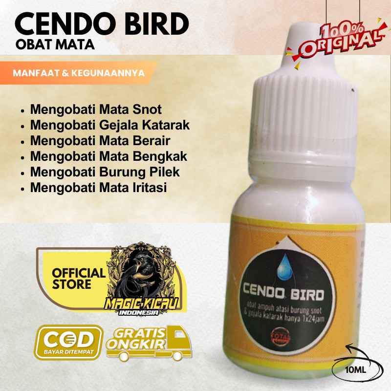 Cendo Bird Obat Mata Burung Snot Katarak Iritasi