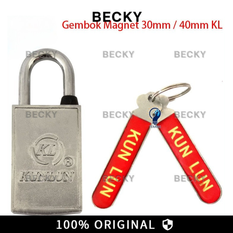 Gembok Magnet Anti Maling Stainless Steel 30mm/40mm KL