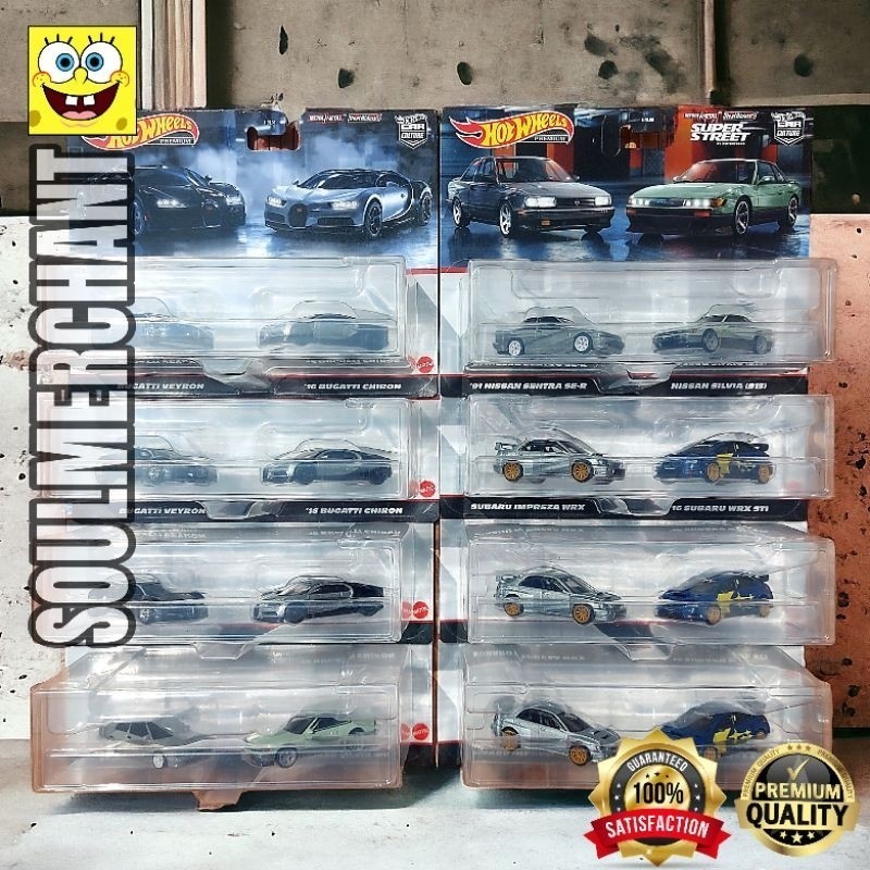 Hot Wheels Premium 2 Pack Twin Pack K 2024 Dus Segel SNI 8 Pcs Hotwheels Diecast Murah Original