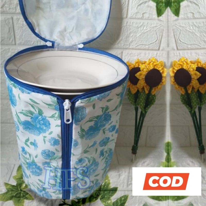 Tas Piring Anti Debu Dan Sarung Piring Anti Debu Ukuran 24.5 cm