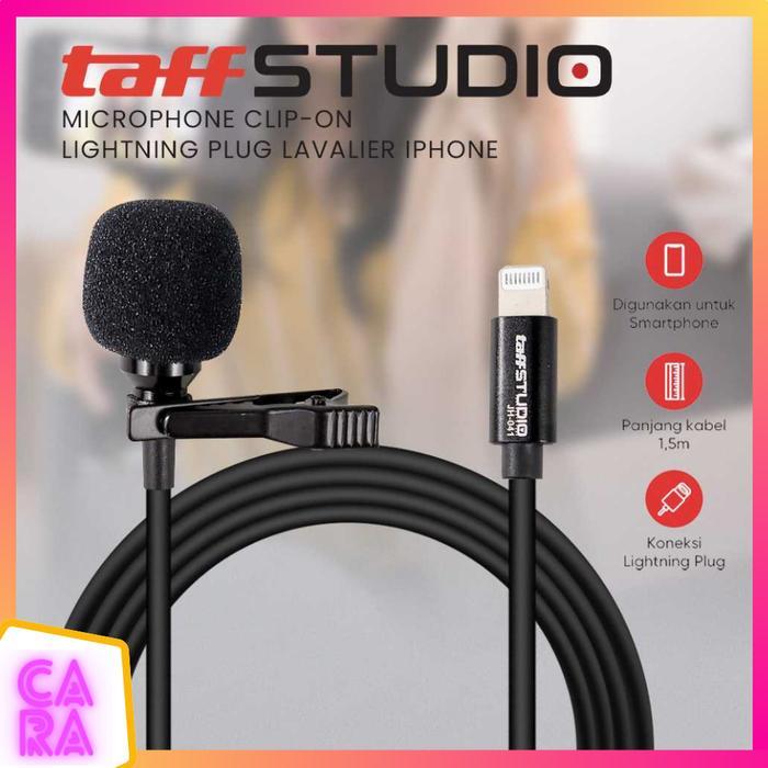 Microphone Clip-on Lhtning Plug Lavalier iPhone JH-041