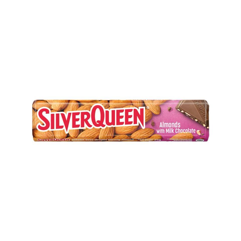 Silverqueen Cokelat Almond 25 gr