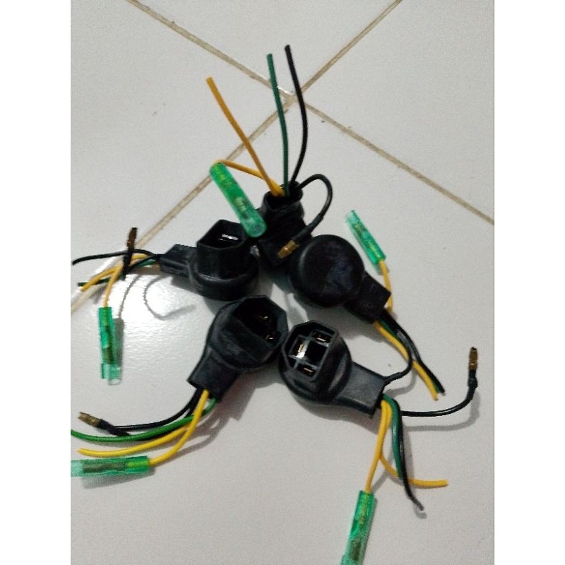 soket lampu h4 mobil dan motor original