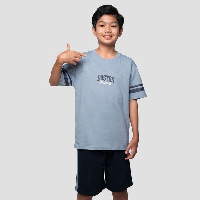 Nevada Print Boston Baju Setelan Anak Laki-laki 123539056