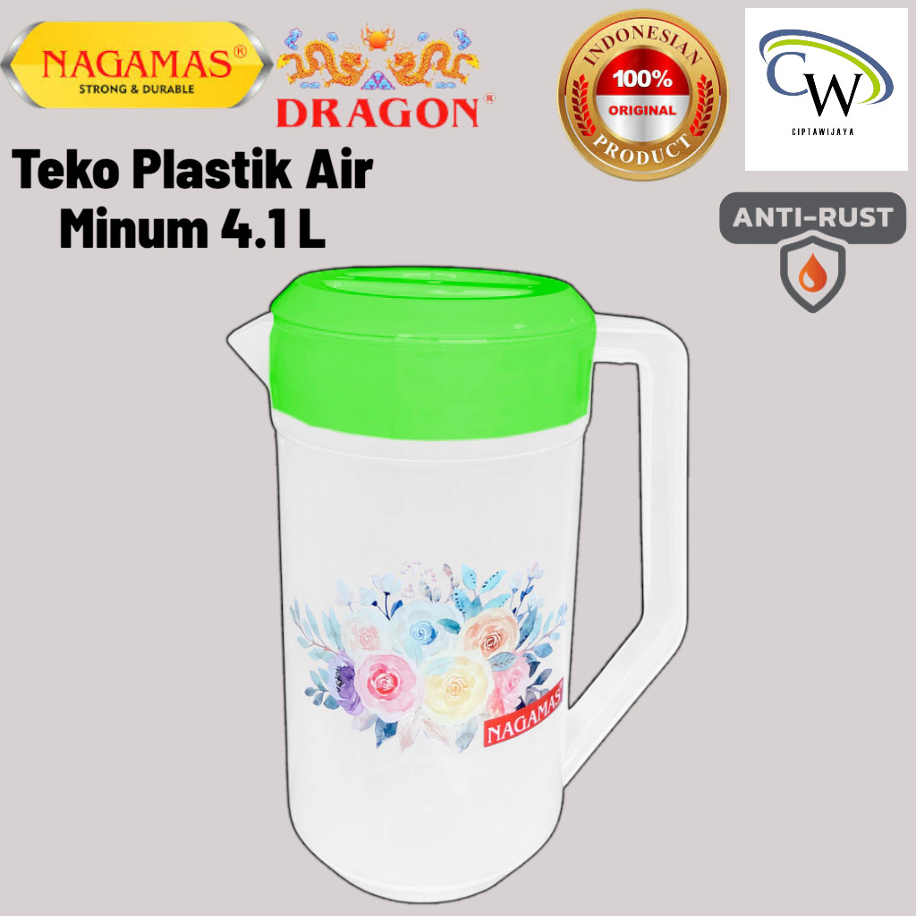 NAGAMAS Teko Plastik Air Minum 4.1 Liter