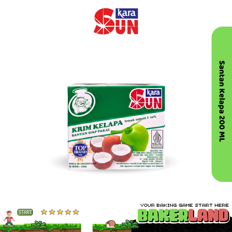 Santan kara 200ml / santan kara / kara santan / santan cair / sun kara 200ml / santan