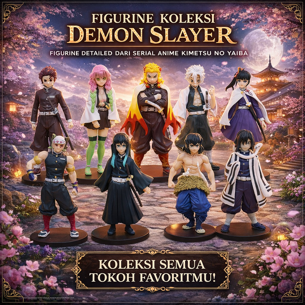 ACTION FIGURE PAJANGAN MEJA / DEMON SLAYER ANIME ACTION FIGURE  / MINIATUR DEMON SLAYER / DEMON SLAY