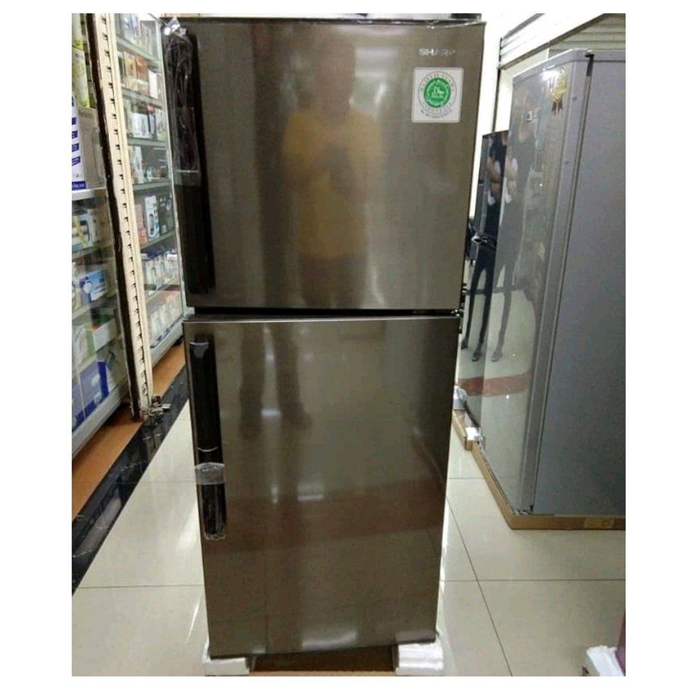 SHARP KULKAS 2PINTU SJ-246GC-SD (SILVER)