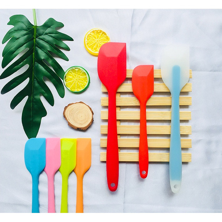 OLO49 Spatula Masak Silikon Tebal / Spatula Silicon Tahan Panas