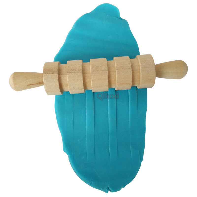 Kids DIY Slime Plastic Mold Soft Clay High Grade Wooden Tools Plasticine Supplies Slime Paly Dough E