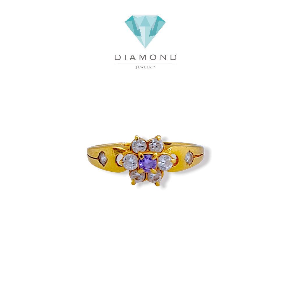 Flower Gold Ring 23K / Cincin Emas Bunga 23K / 134CMSWP3