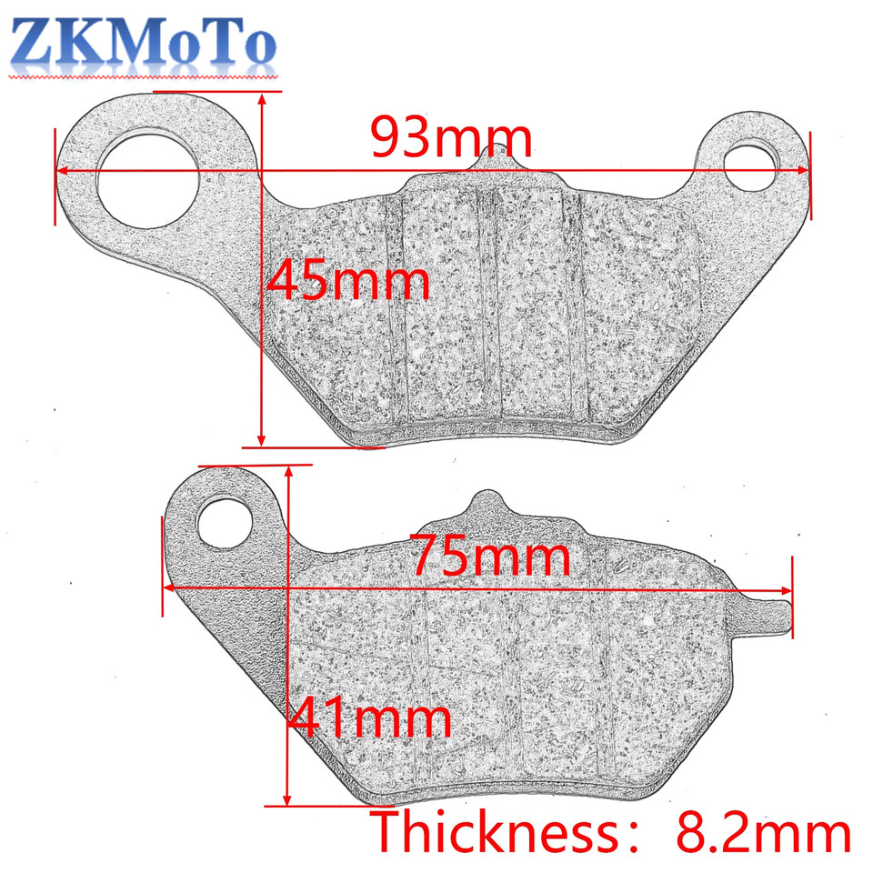 Motorcycle Scooter Front Brake Pads For QINGQI SUZUKI UU125 UU125T UY125 UY 125 UU 125 Spare Parts