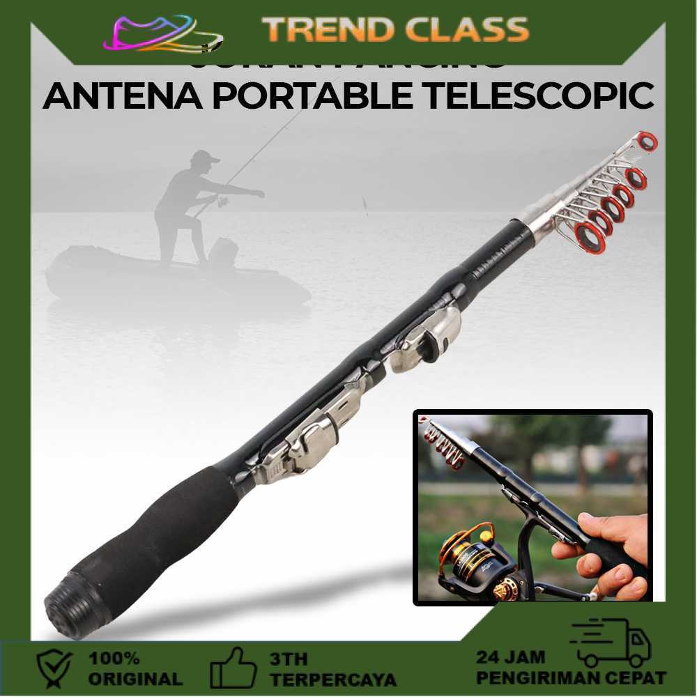 JINBO JIANGGAN Joran Tongkat Pancing Telescopic Fishing Rod 1.5M - S6 Terbaru | Kualitas Premium | B