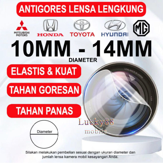 Lens Protector For Mitsubishi Motors Honda Toyota Hyundai MG Antigores Lensa Lengkung Kamera 360 Mob