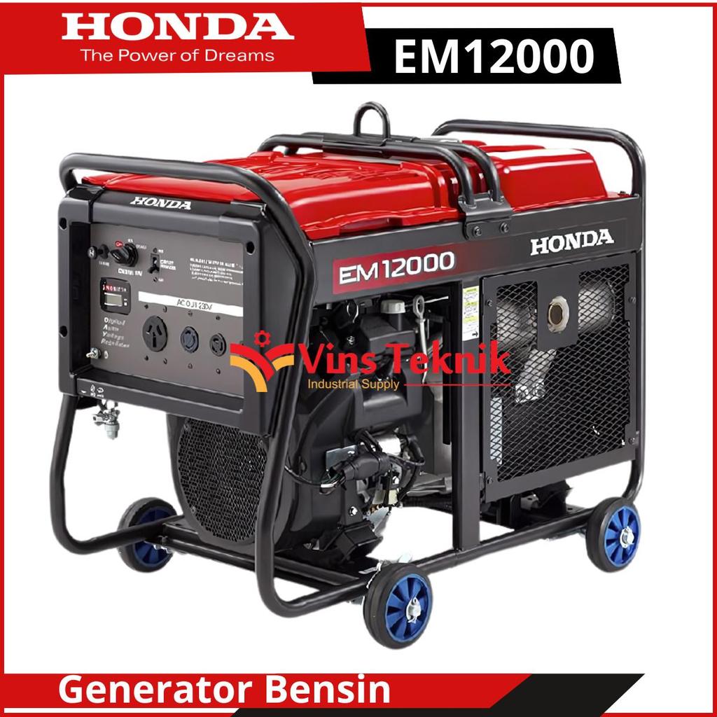HONDA EM12000 Generator Listrik 10000 kVa GENSET BENSIN EM 12000