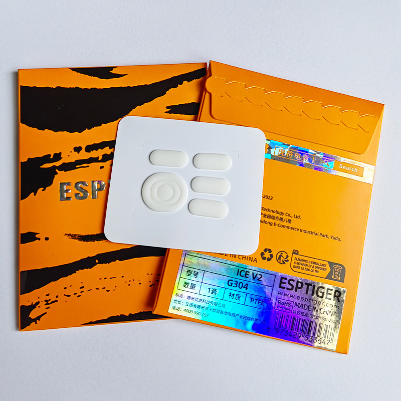 Esports Tiger Gaming ICE Version Mouse Skates Mouse Feet for Logite G304/ G305 Mouse White Glides Ar