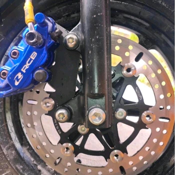 breket kaliper besi samurai rcb s1 mio sporty disc 220mm 260mm breket disc 220mm 260mm mio sporty Mo