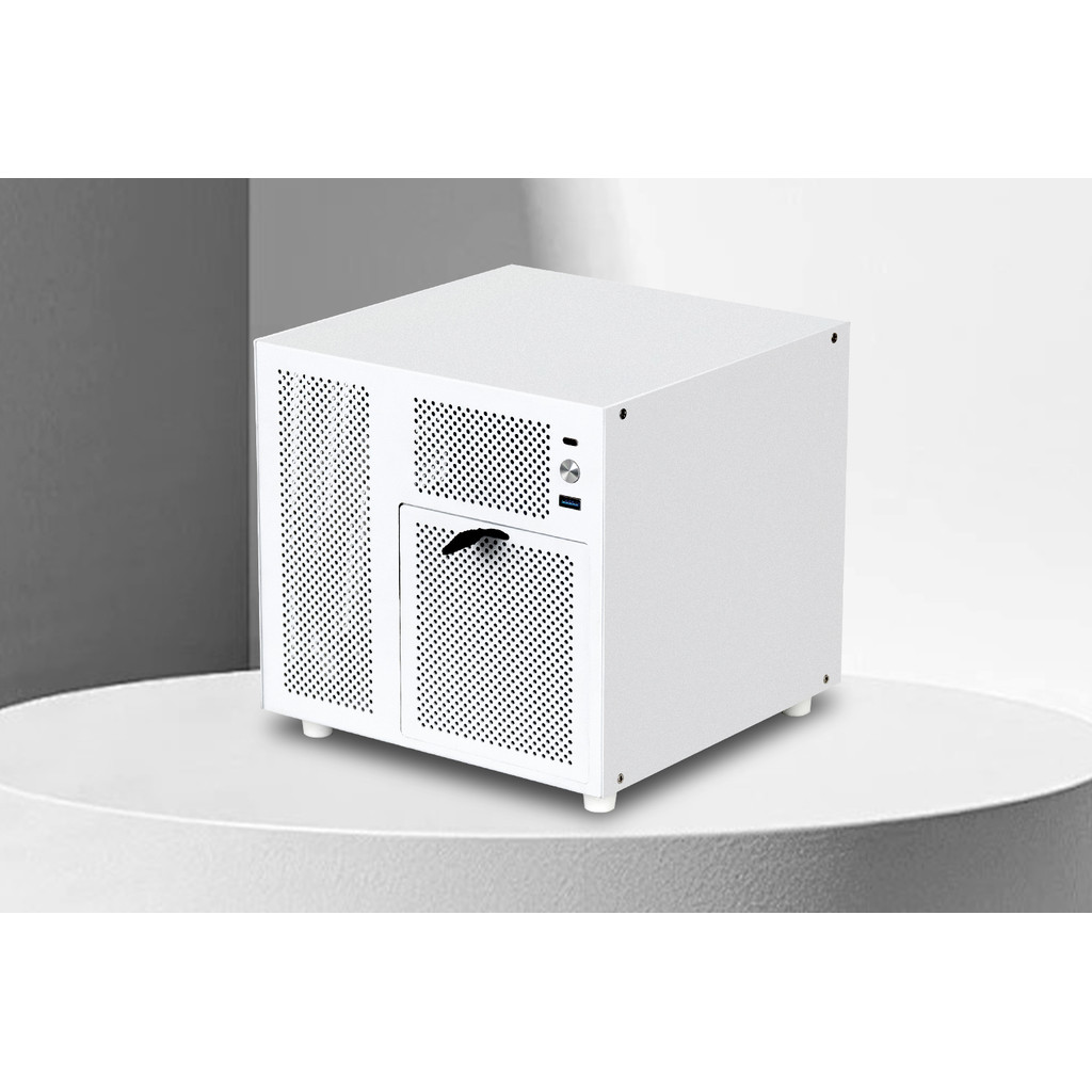 Ursa Minor NAS Chassis 4 Bay MiniITX Case, 99L Compact Design Supports SFXSFXL PSU & 70mm CPU Cooler