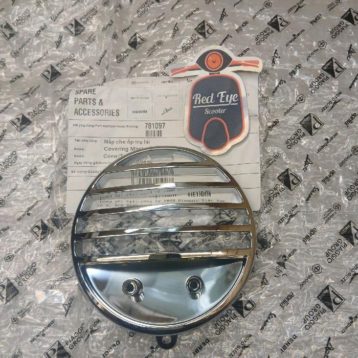 Gril Dasi Dudukan Plat Nomor - Horn Gril  Vespa LX 125 iGet 150 2V 3V Original