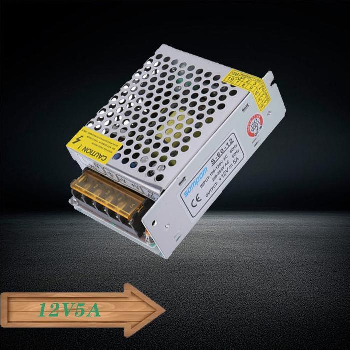 Adaptor 12V 5A Switching Power Supply 60W 12V5A