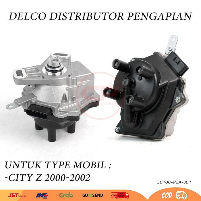 Delco Delko Distributor Pengapian untuk Mobil Honda City Z 2000 2001 2002 Sx8 30100-P2A Akurat