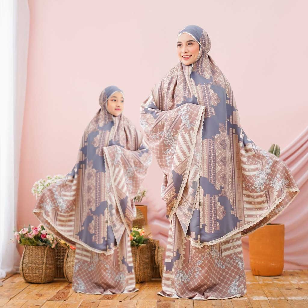 Mukena Maxmara Couple Ibu dan anak Maxmara Luxury Premium
