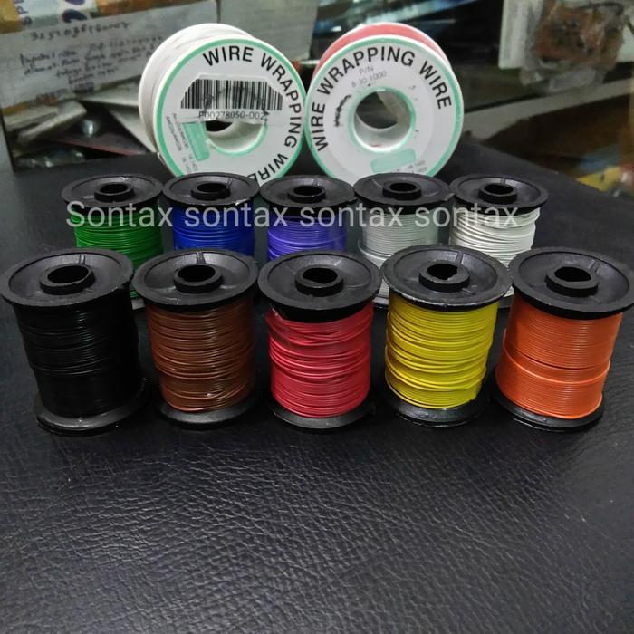 SCelectro wire wrapping kawat kabel cable jumper jamper pcb awg30 awg 30 5meter