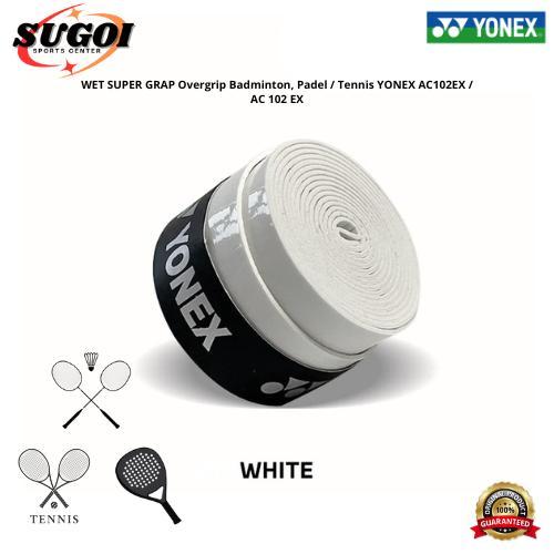 ASD  YONEX Grip Karet Raket Badminton AC102EX / AC 102 EX |100% Original Sunrise| - Putih