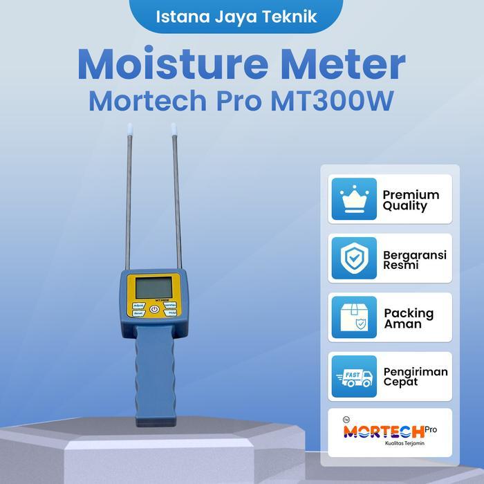 Moisture Meter MT300W Kadar Air Arang Kayu Hasil Tambang MC Tester