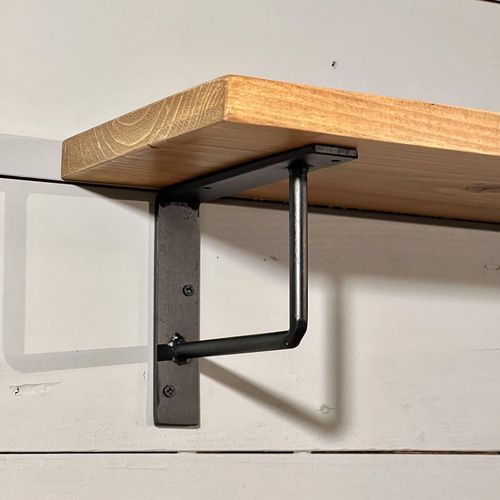 Besi Siku Rak Dinding Penahan Rak Dinding 20x50cm