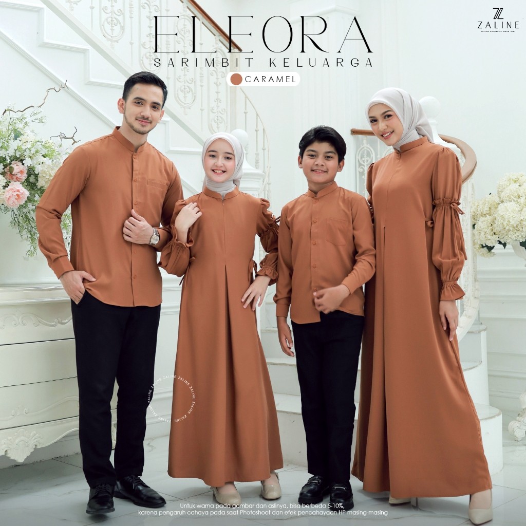 2.2 Sarimbit Baju Couple Keluarga Lebaran Simple Polos 2026 Model Terbaru Set Couple Keluarga Kondan