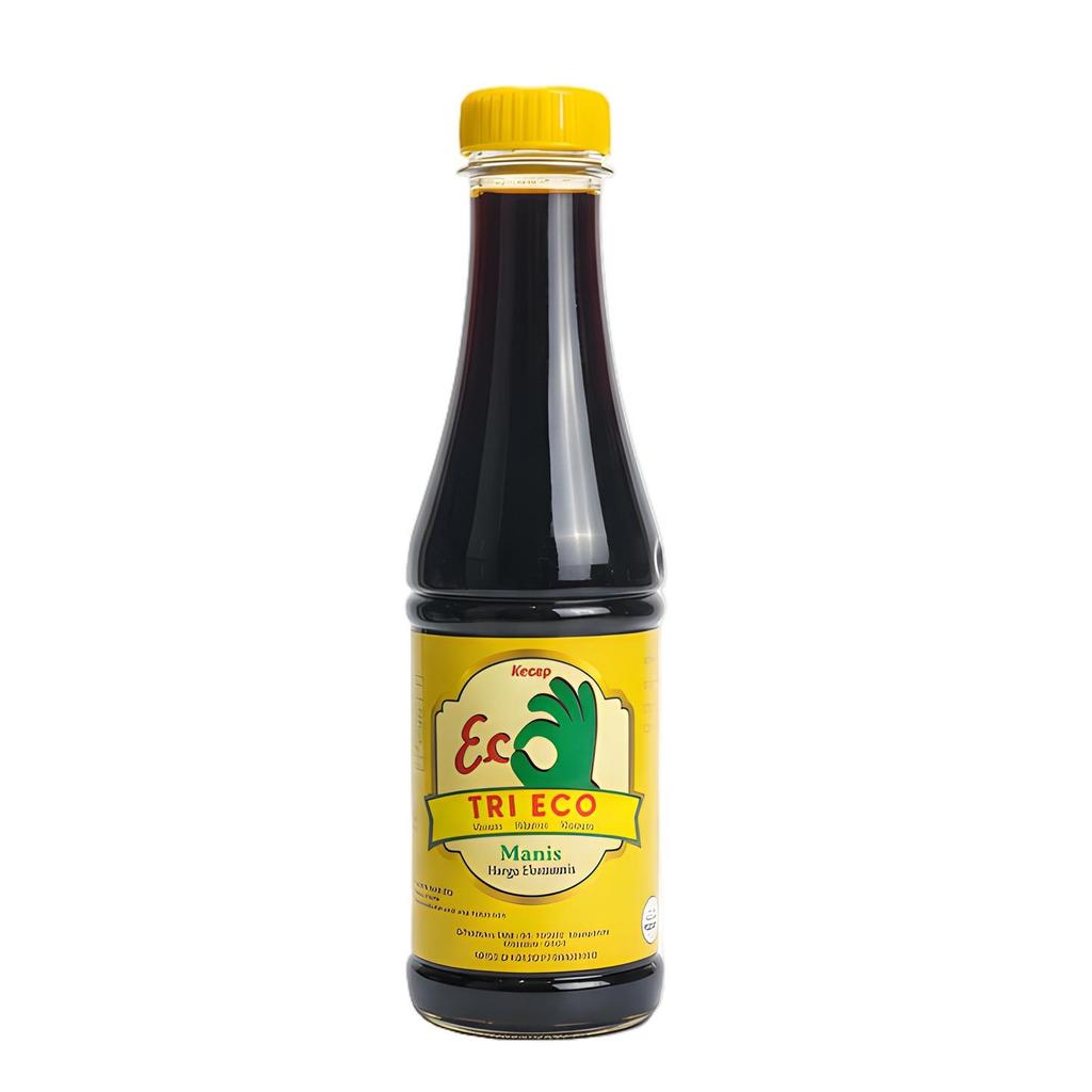 Kecap Manis Tri Eco 300ml (Kemasan Botol Plastik)