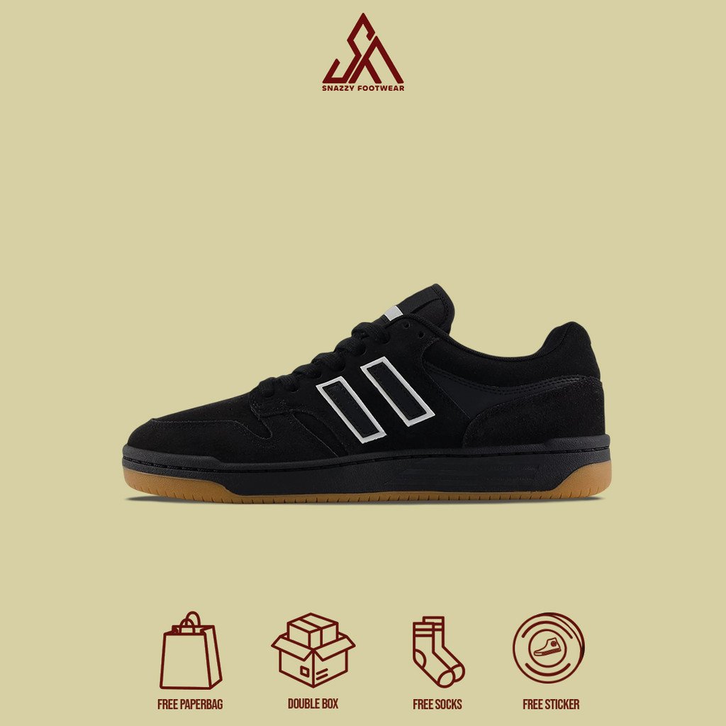 Sepatu Sneakers New Balance  Numeric 480 Black Gum 100% Original Unisex