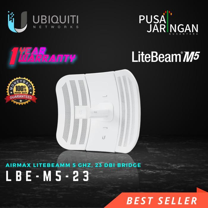 Ubiquiti LiteBeam M5 23dbi LBE-M5-23 Antena Broadband Nirkabel 5 GHz Metal Ringan dan Ringkas dengan