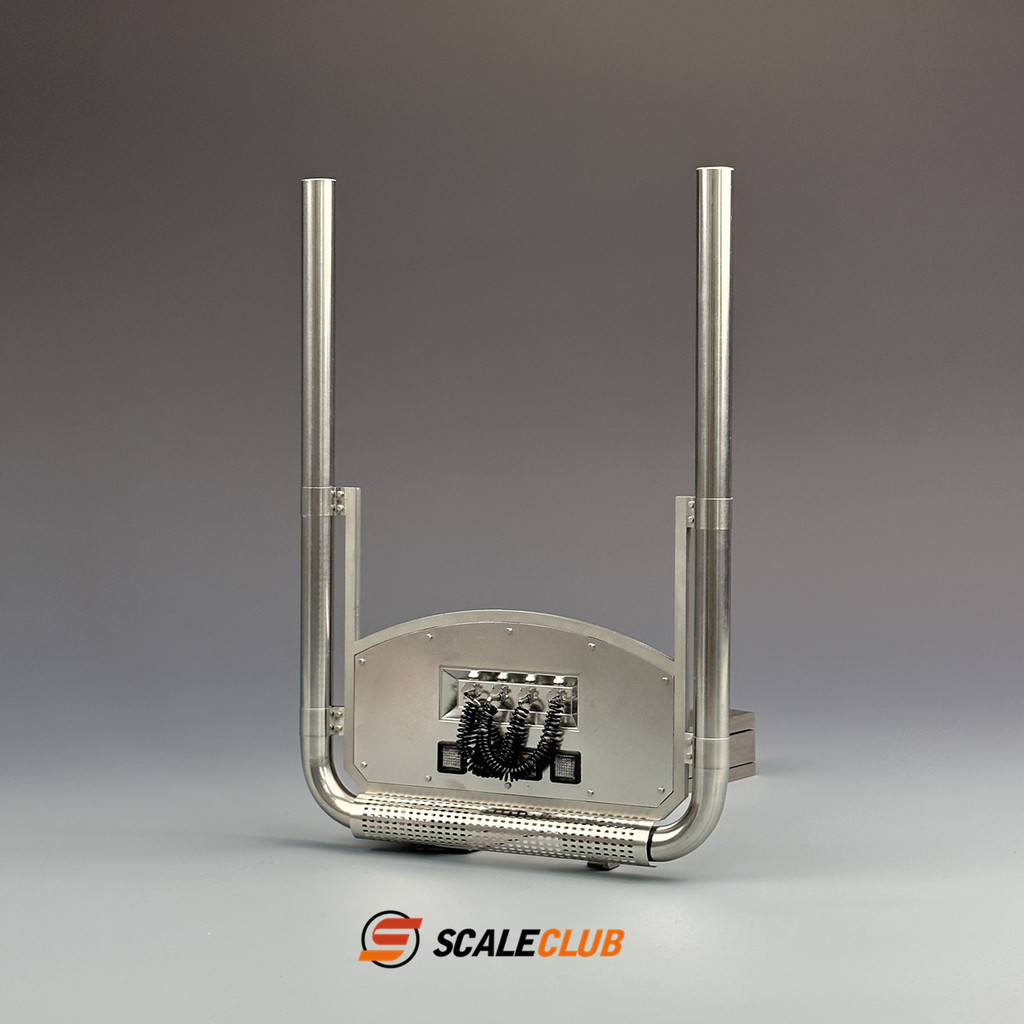 Simulation Exhaust imney Metal for 1/14 Tamiya RC Scania 770S Romote Control European Truck Dump Tru