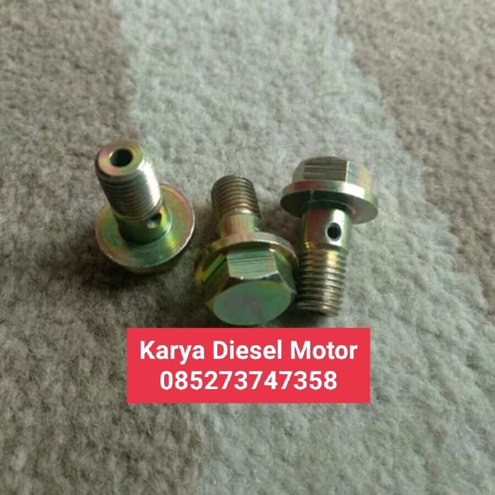 BARU Baut Nosel Baut Pipa Injektor Nosel Toyota Dyna Hino Dutro ASLI