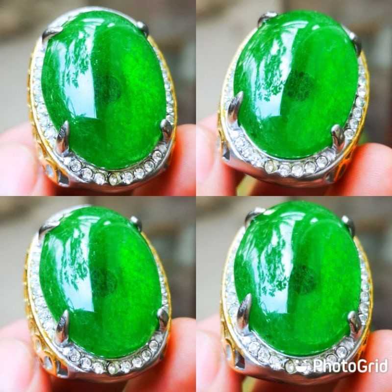 Batu Permata Zamrud Kalimantan Jumbo Super Crystal