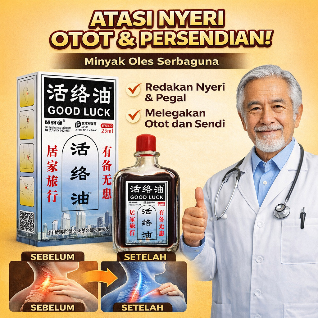 Obat Minyak Angin Urut /Minyak Gosok Herbal/Minyak Gosok Sendi/Minyak Gosok Nyeri Sendi - Minyak Gos
