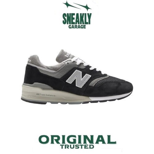 Sepatu New Balance 997 Made in USA Black    Sneakers Unisex